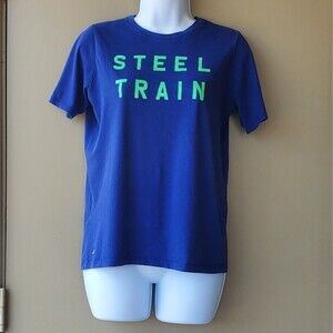 Womens Blue Green Nike Tee Dri-Fit "Steel Train" Shortsleeve